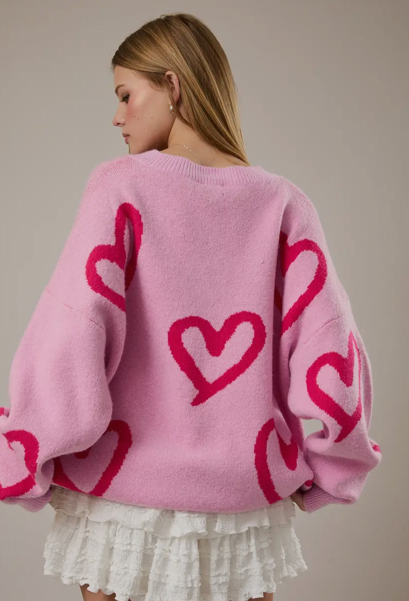 All In Love Heart Sweater