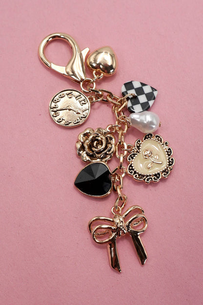 So Chic Checkered Bag Charm