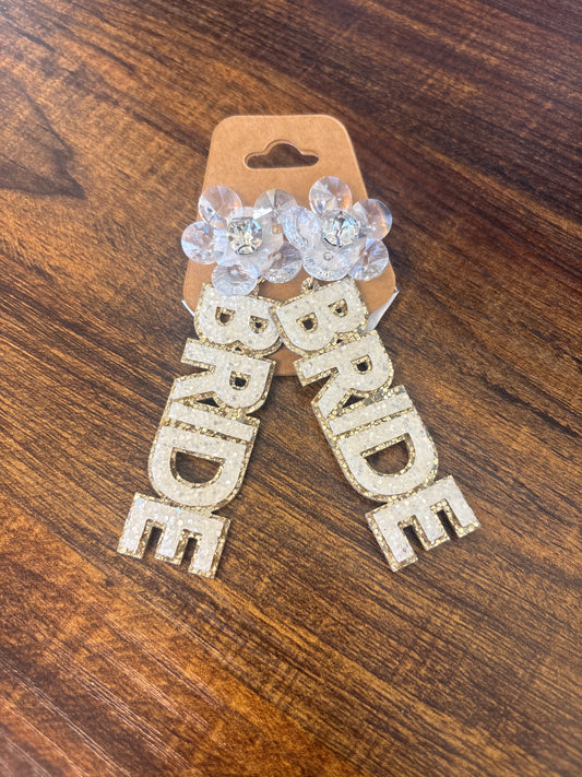 Bride Sparkly Earrings