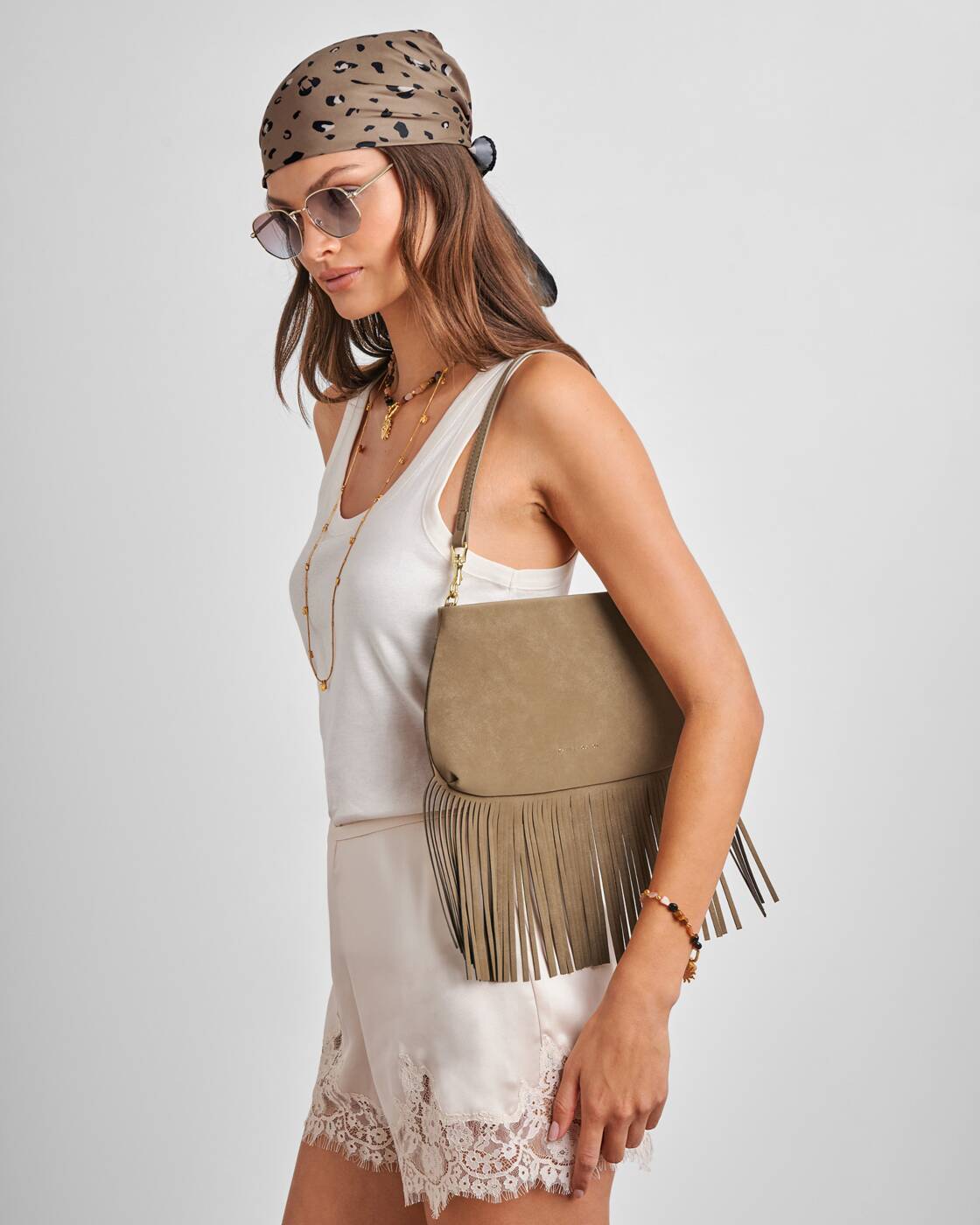 Cali Fringe Shoulder Bag
