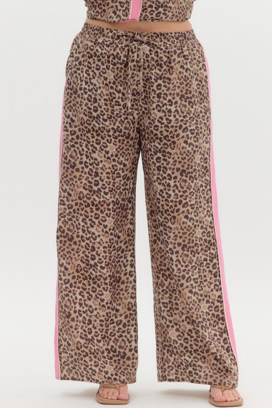 Call Me Wild Leopard Pants - Plus