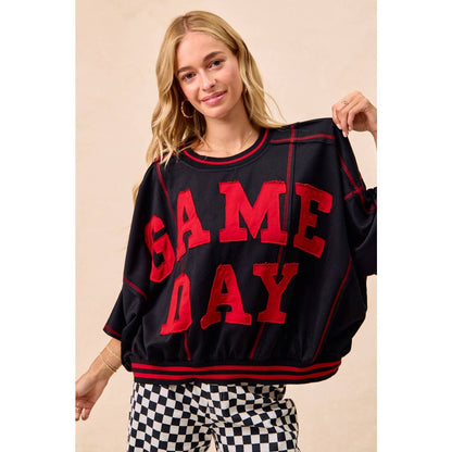 Gameday Patchwork Top