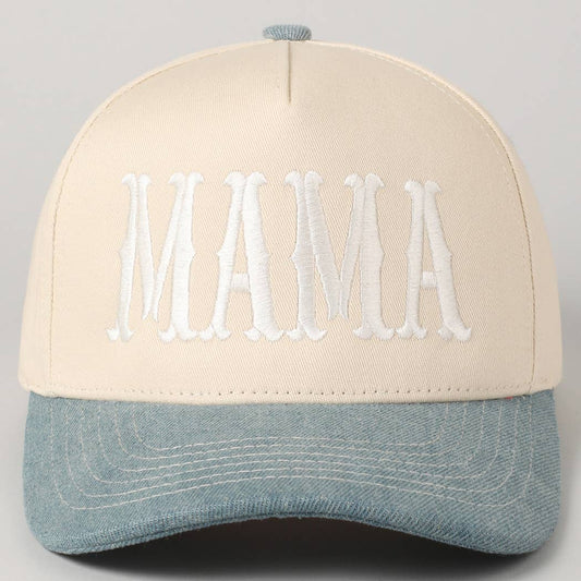 MAMA Denim Hat