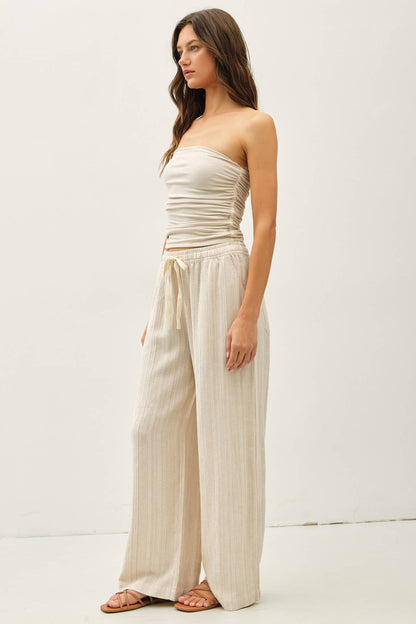 Wide Leg Linen Pants