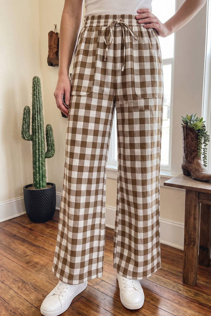 Pumpkin Patch Gingham Pants