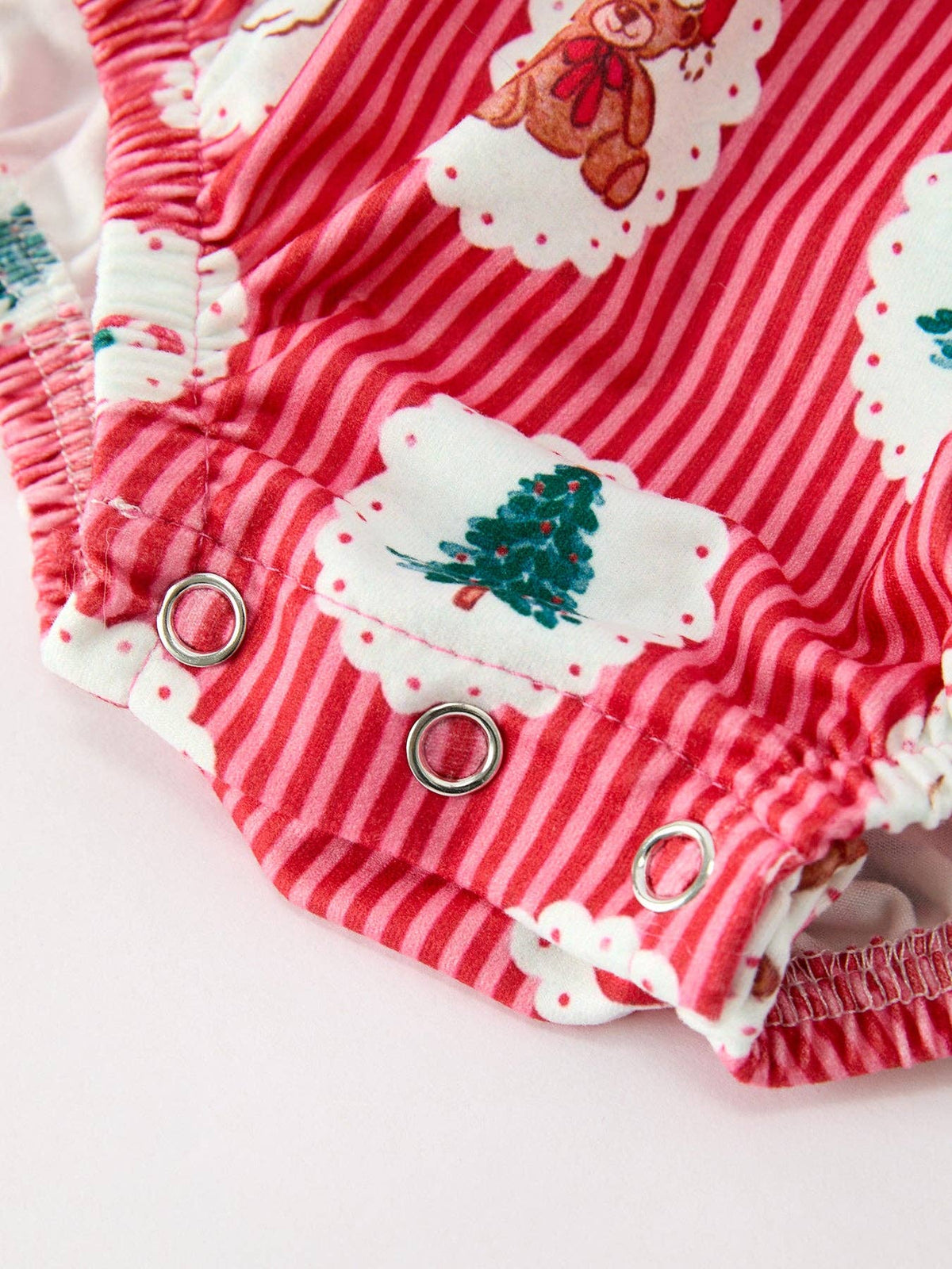 Christmas Ruffle Bubble Romper