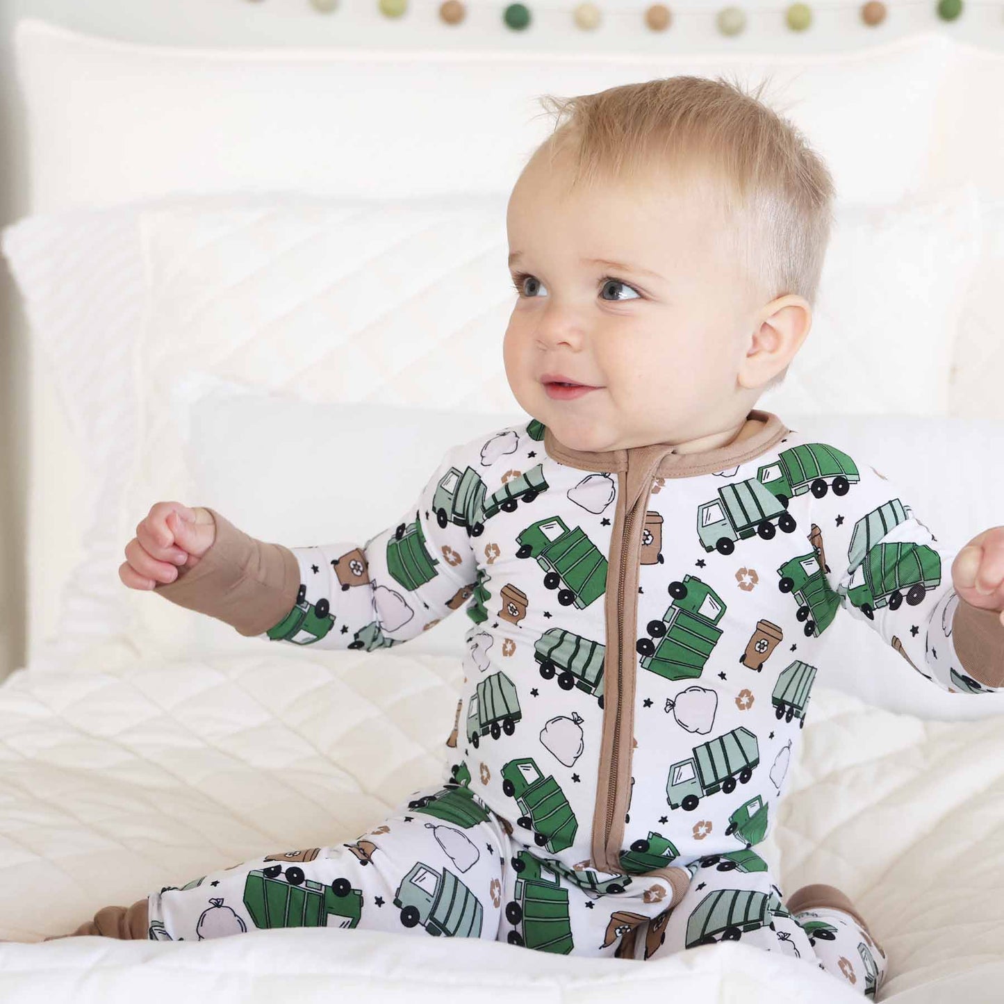 Clean Up Crew Bamboo Zip Romper