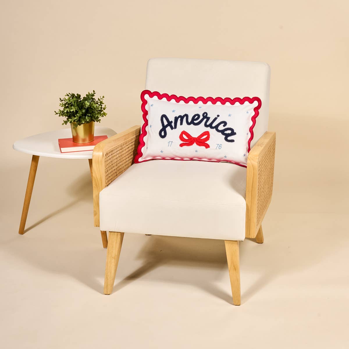 “America” Throw Pillow