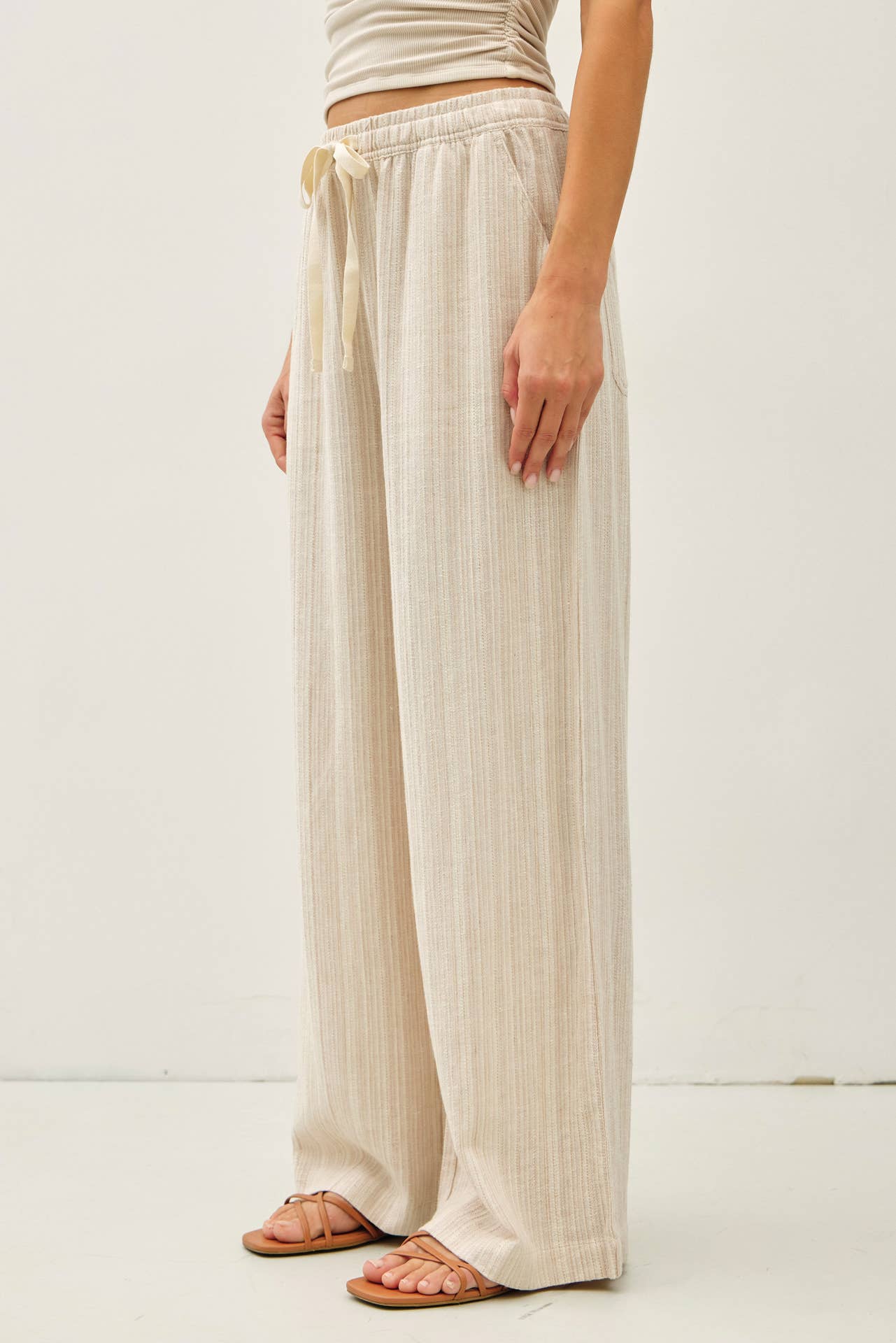 Wide Leg Linen Pants