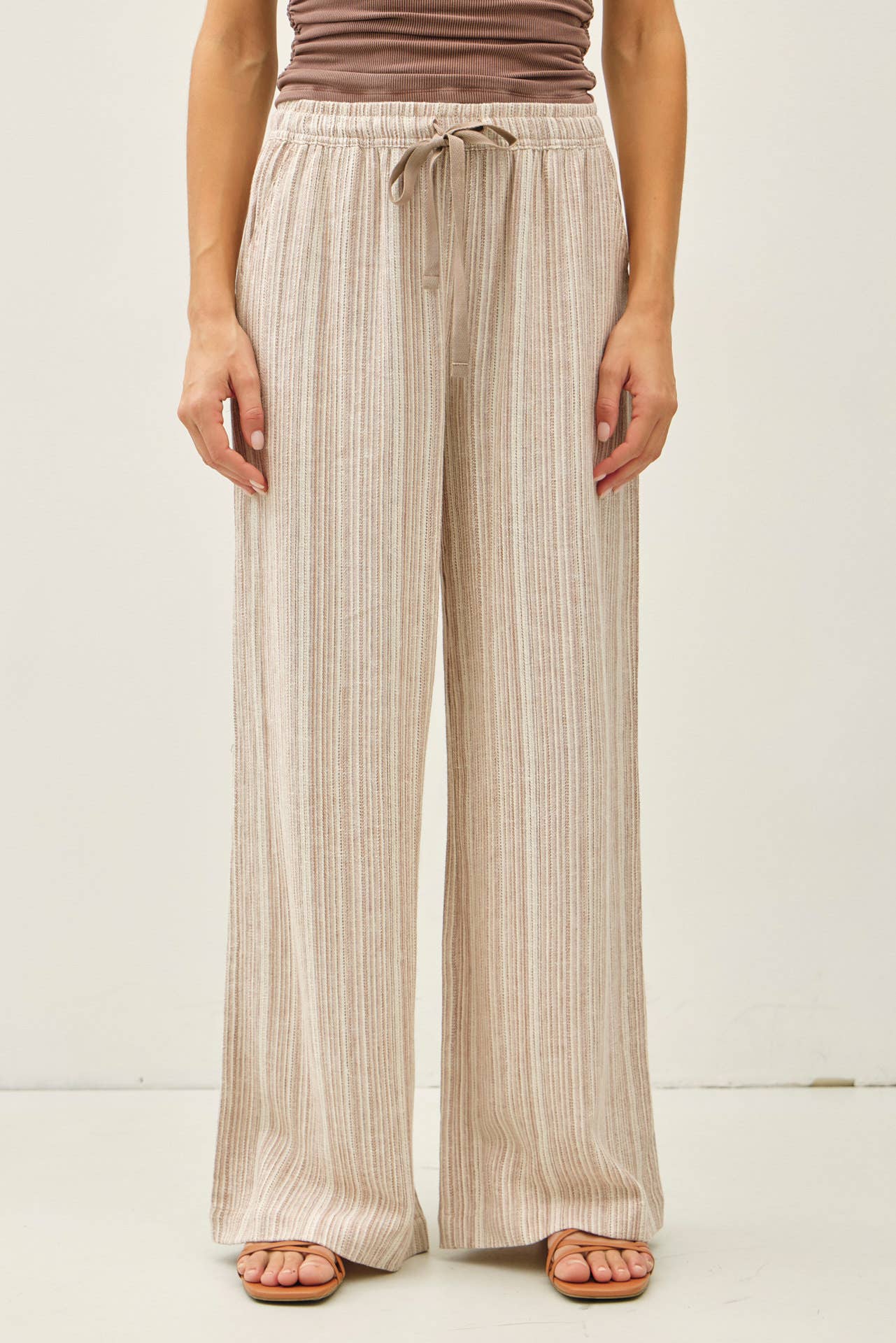 Wide Leg Linen Pants