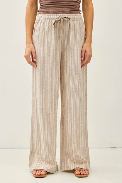 Wide Leg Linen Pants