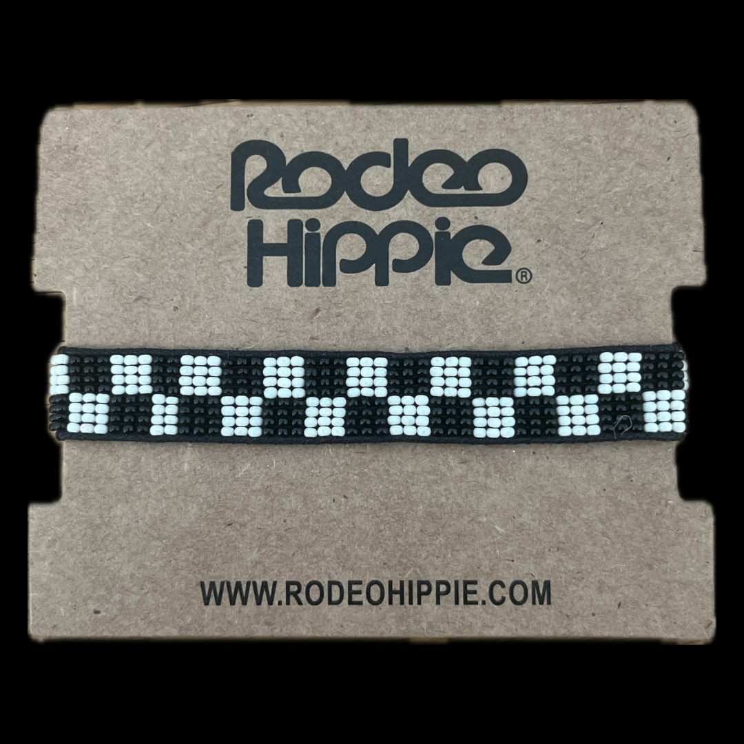 Black Checkered Bracelet