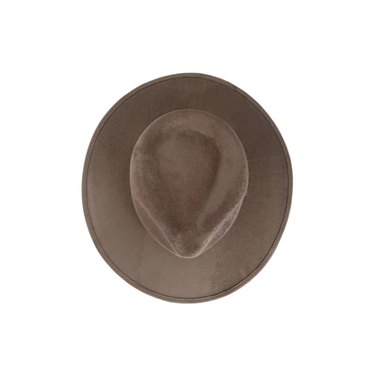 Vegan Suede Tear Drop Hat: Sage