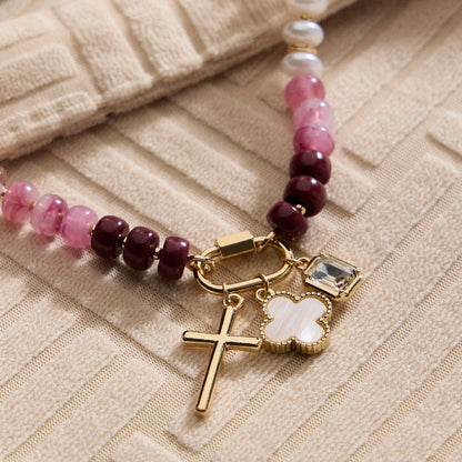 Make A Statement Beaded Necklace