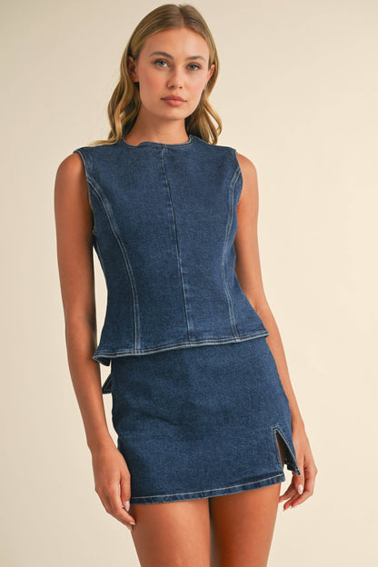 Turning Heads Denim Mini Set