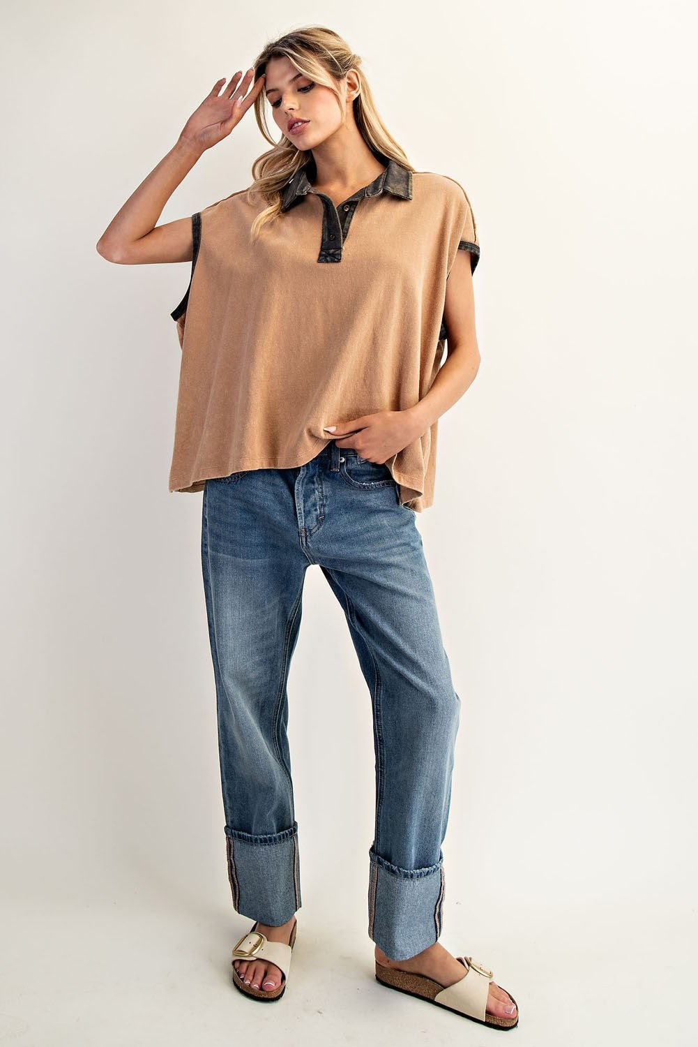 Coco Contrast Boxy Top