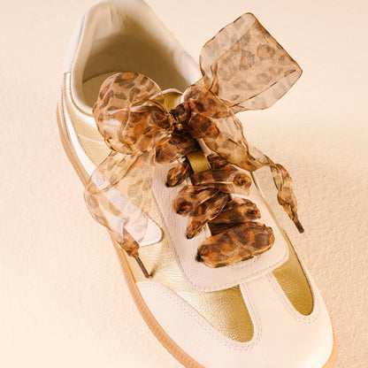 Step It Up Shoelaces-Sheer Cheetah