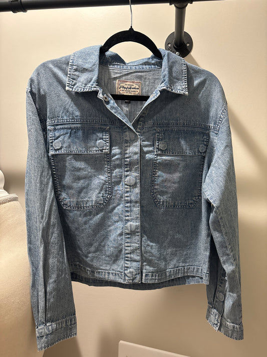 Denim Darlin Tencel Top