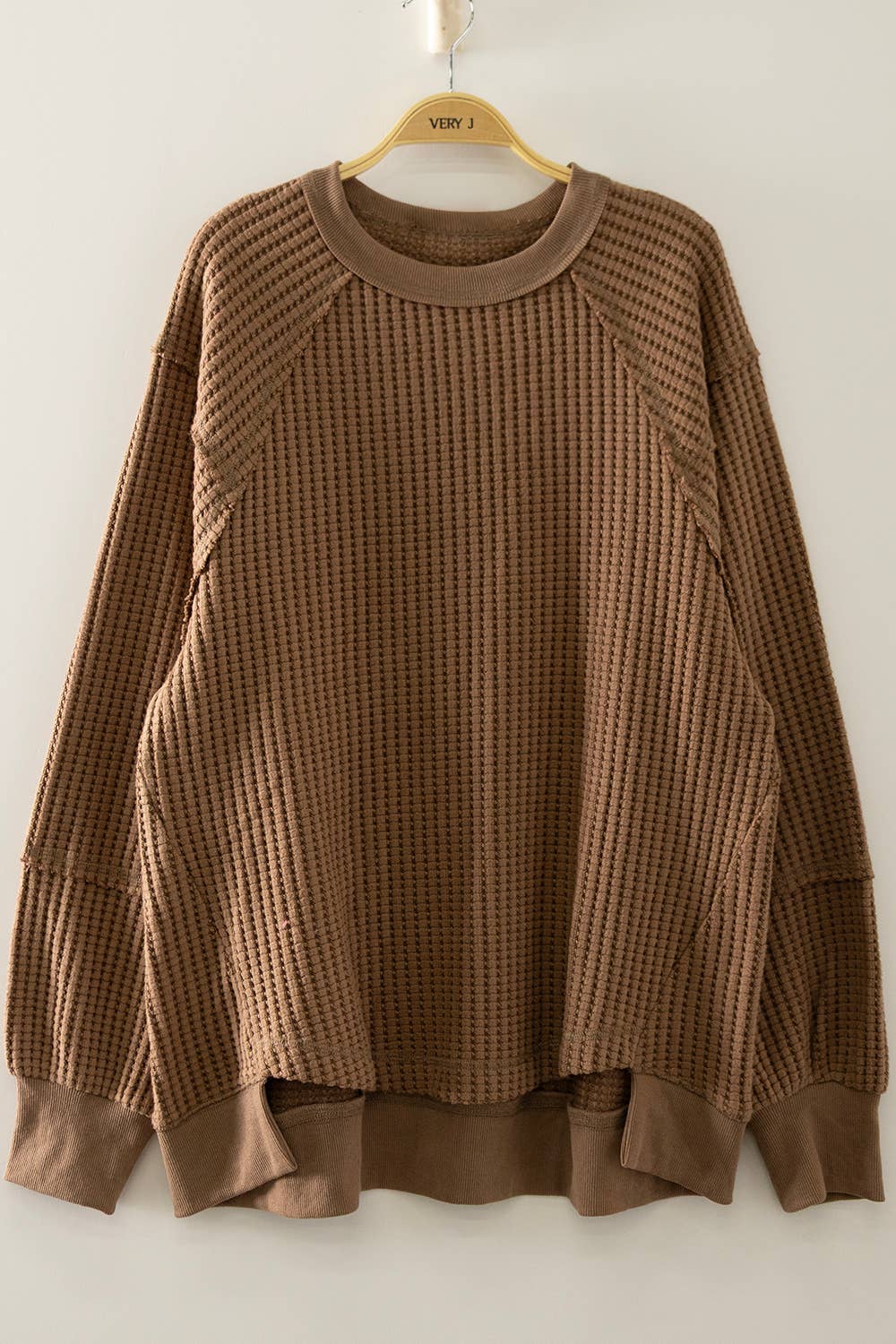 Waffle Pullover
