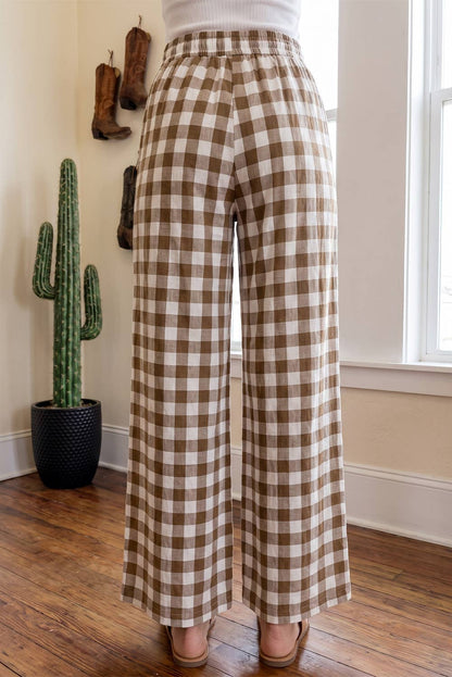 Pumpkin Patch Gingham Pants