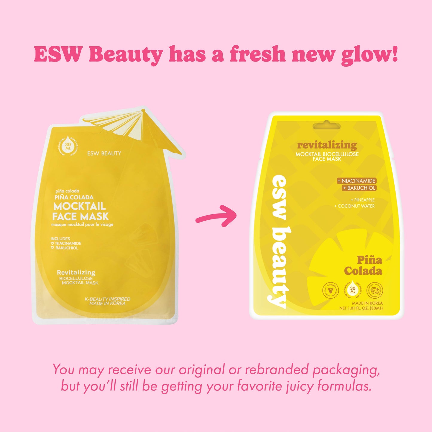 Piña Colada Revitalizing Mocktail Mask