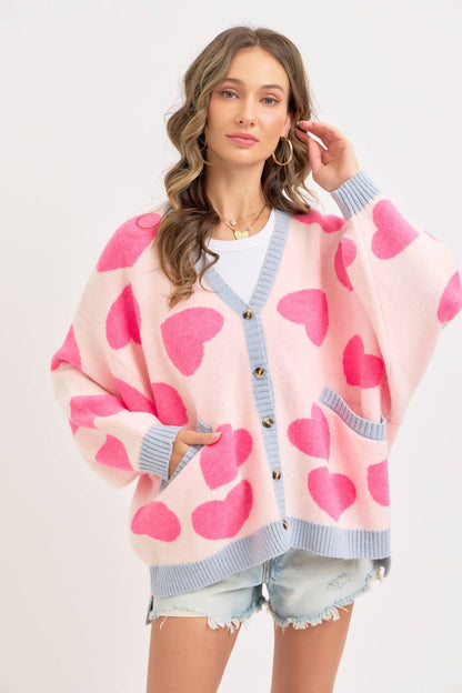 Heart On My Sleeve Cardigan