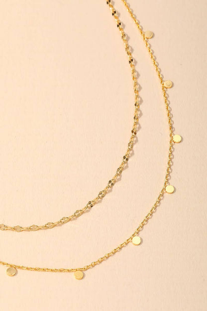 Coin Choker Necklace: Gold