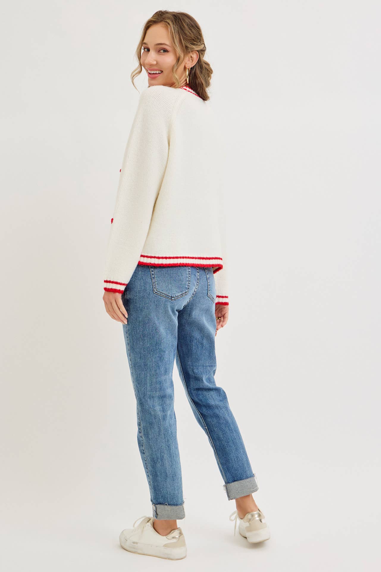 Sweet Valentine Heart Cardigan