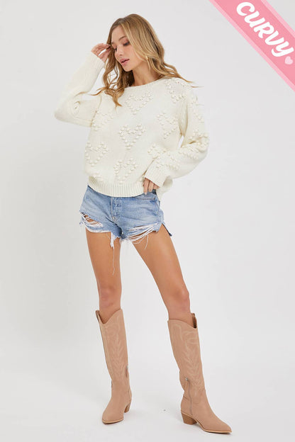 All in Love Sweater - Plus