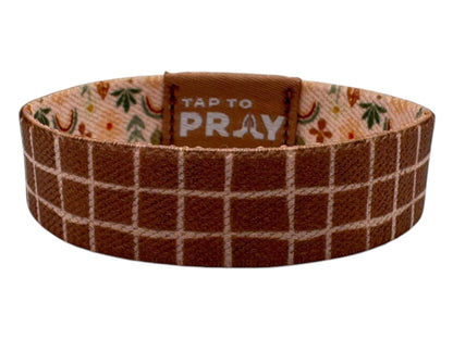 Tap To Pray™ Wristband - Prairie & Plaid