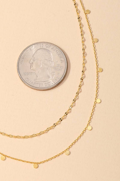 Coin Choker Necklace: Gold