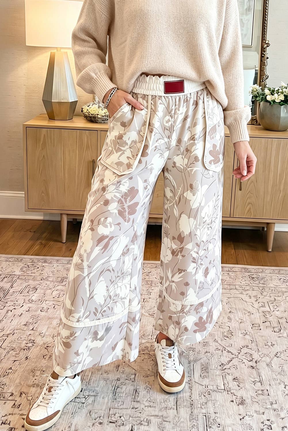 Floral Print Comfy Pants