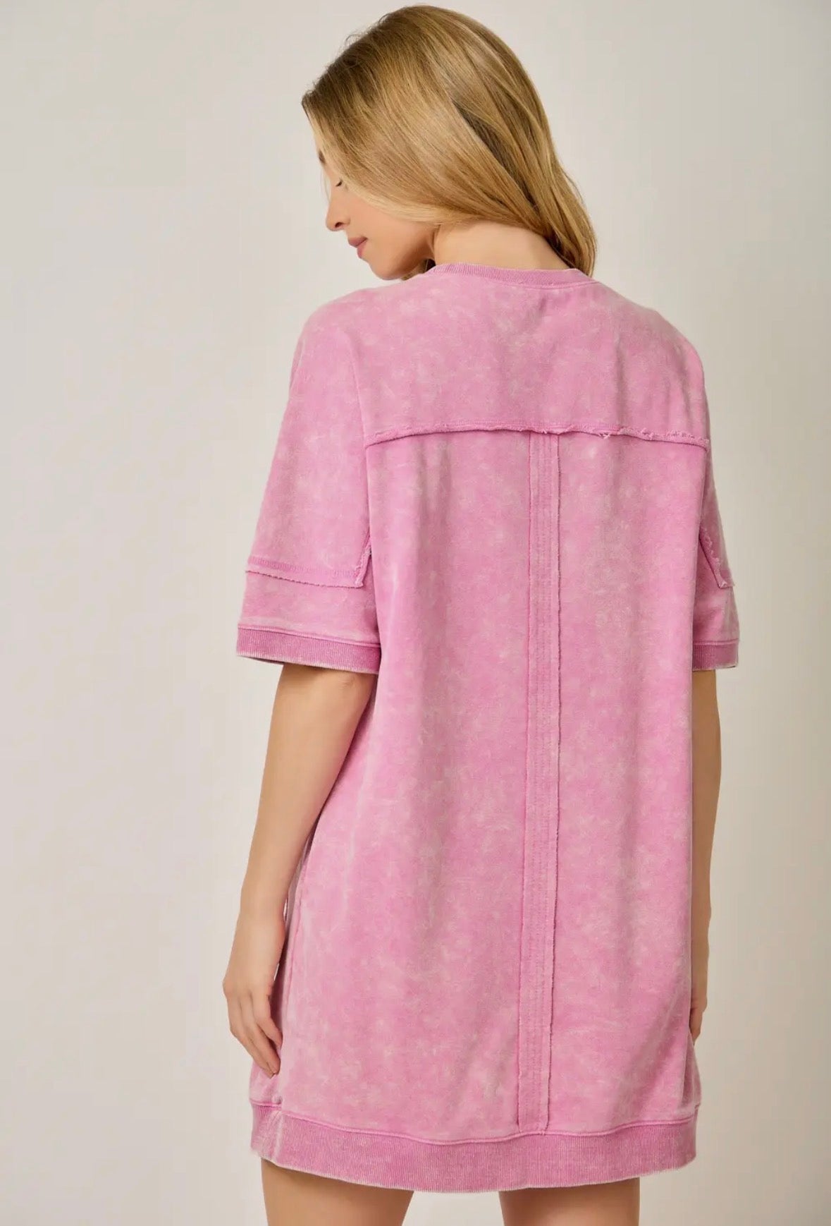 Washed Terry Dress
