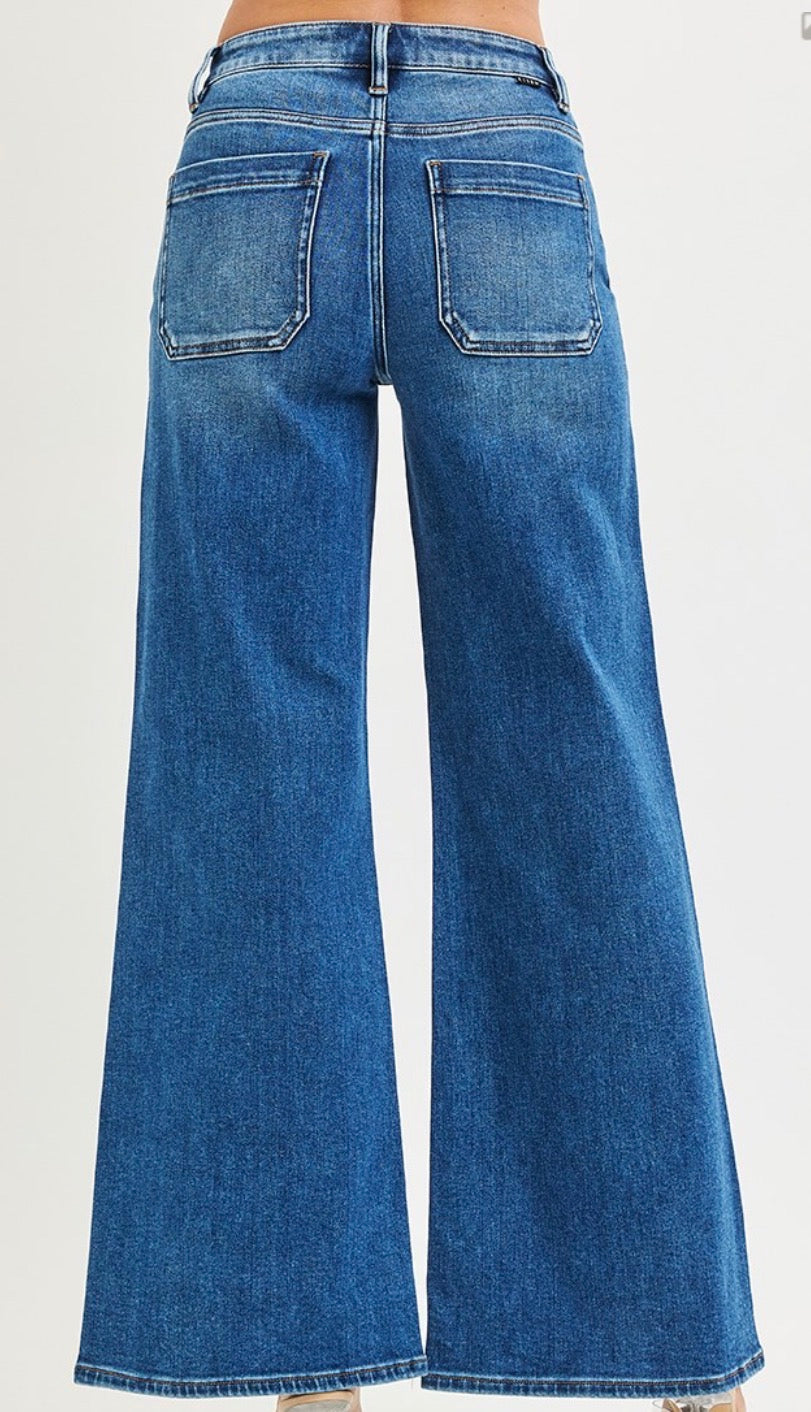 Clara High Wide Leg Denim