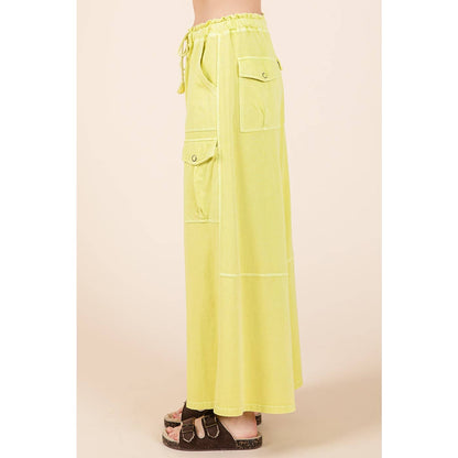 French Terry Knit Cargo Pants