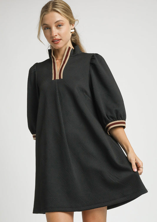 Pretty in Pleats Textured Dress