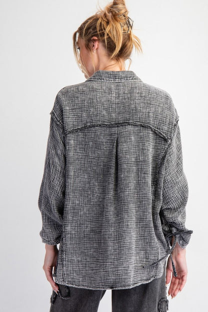 Carey Gauze Top - Plus