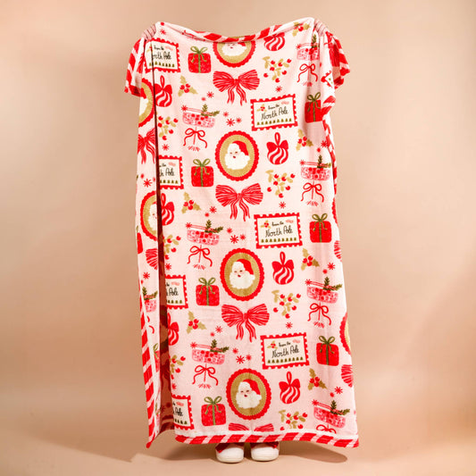Home for the Holidays Plush Blanket