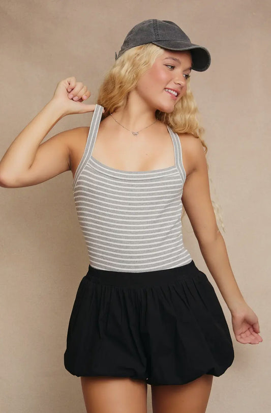 Stripe Knit Bodysuit