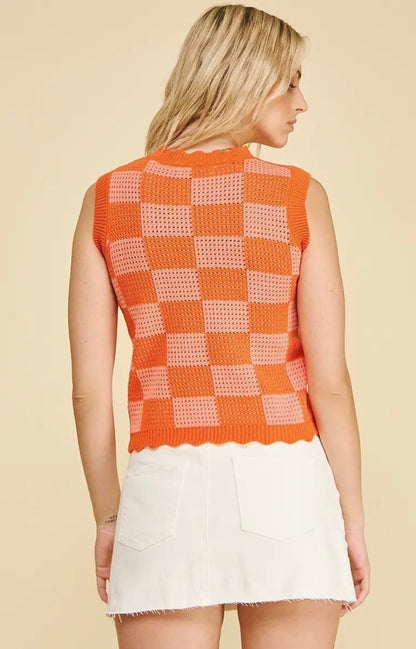 Cutie Colorblock Knit Tank