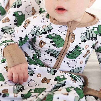 Clean Up Crew Bamboo Zip Romper