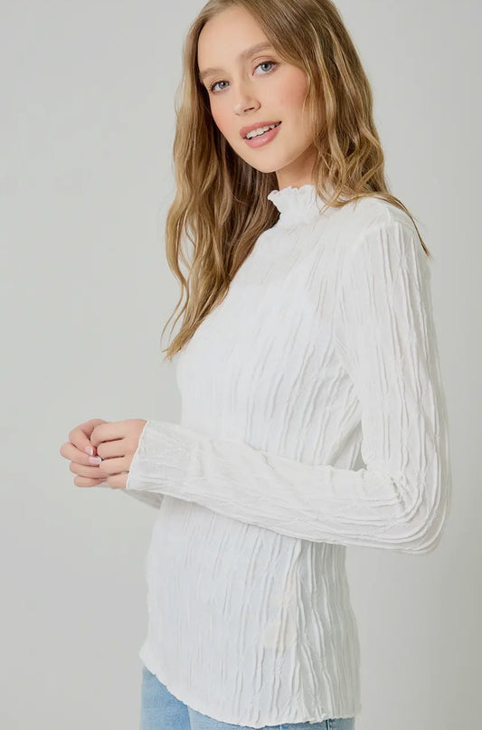 Textured Knit Top