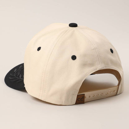 WIFEY Two-Tone Canvas Trucker Hat with Bay Leaf