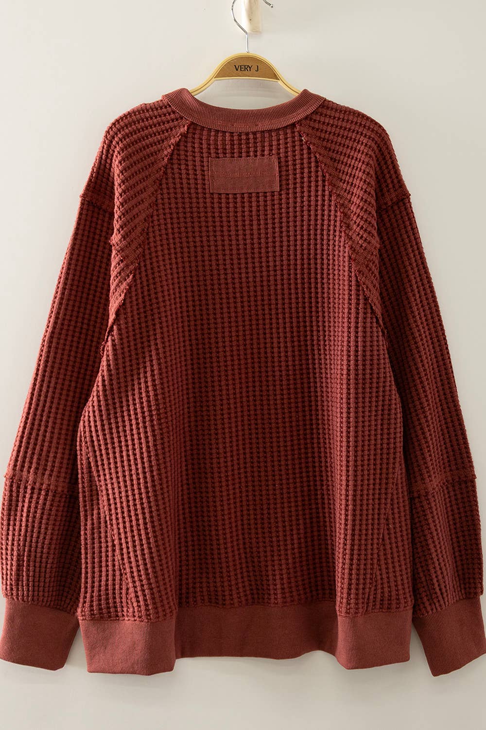 Waffle Pullover