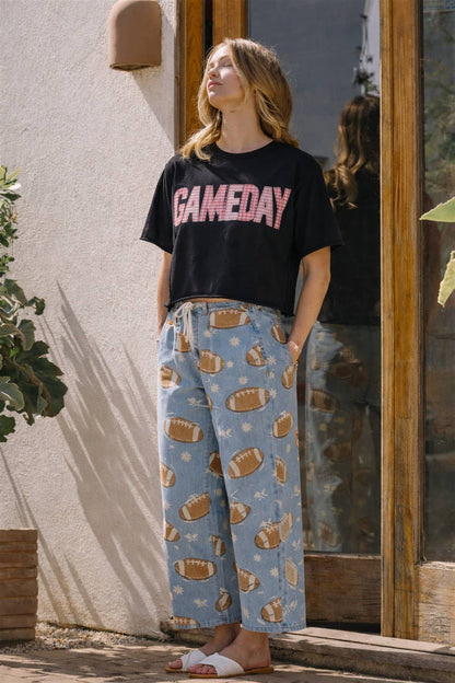 Football Game Day Denim