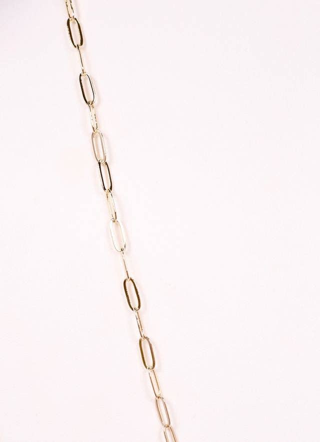 Corena Link Necklace : Gold