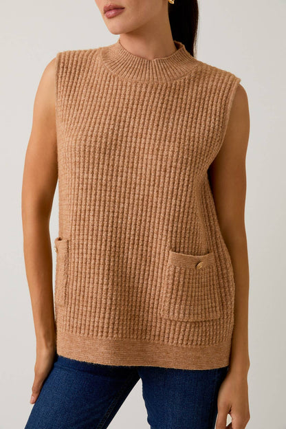 Stay Elevated Mock Neck Vest