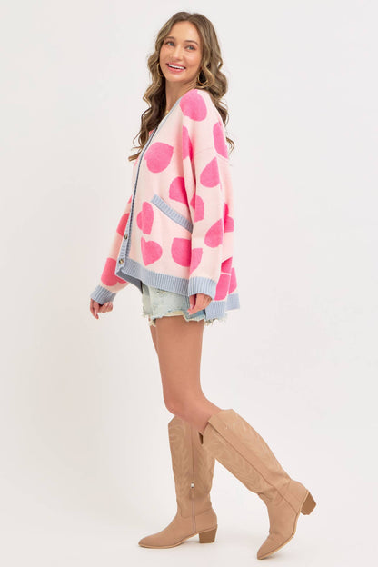 Heart On My Sleeve Cardigan
