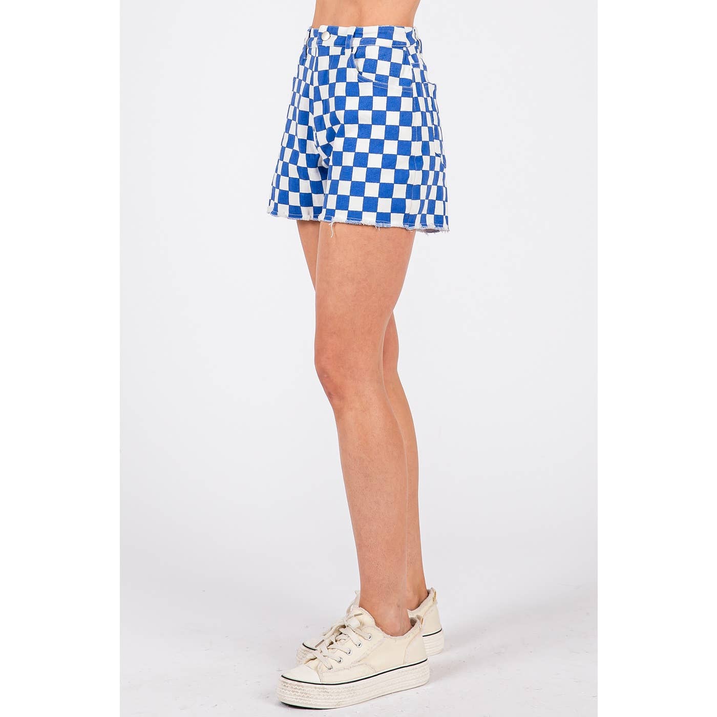 Game Day Checkered Shorts
