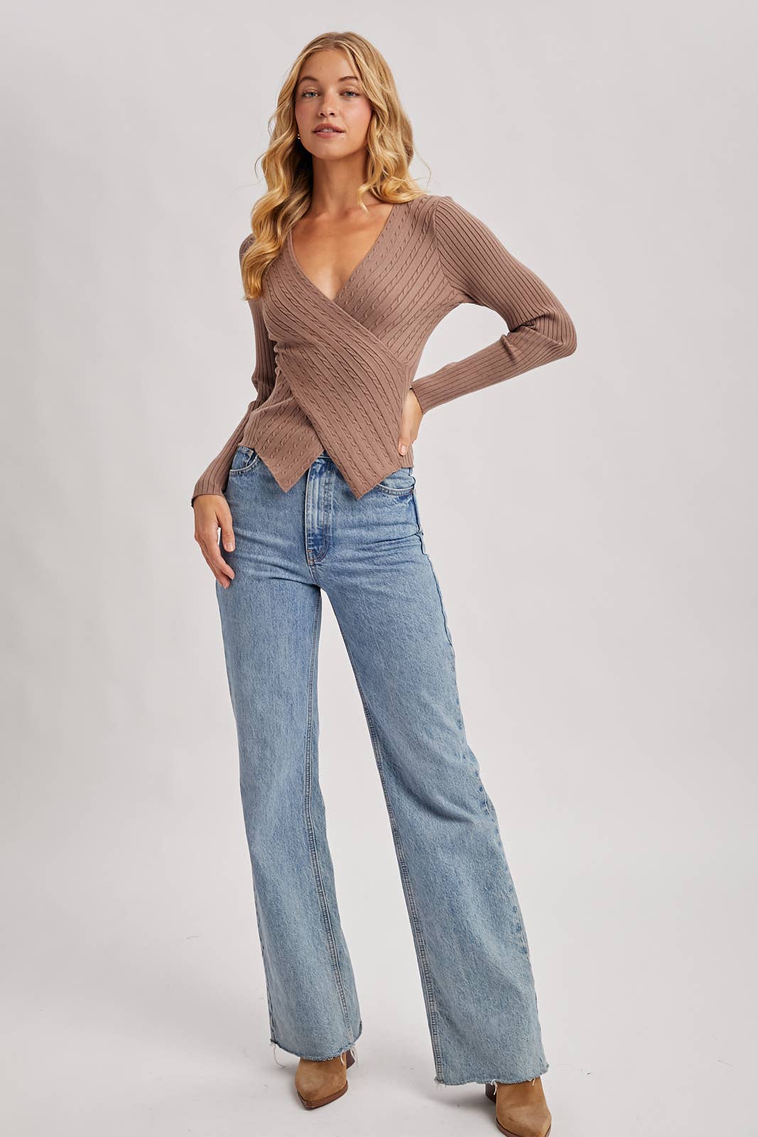 So Sophisticated Wrap Top